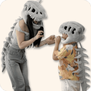 Dinosaur Skeleton Plush Bundle